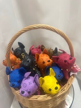 French bulldog, dog charm fashionable design for any handbag NWT 15 dogs